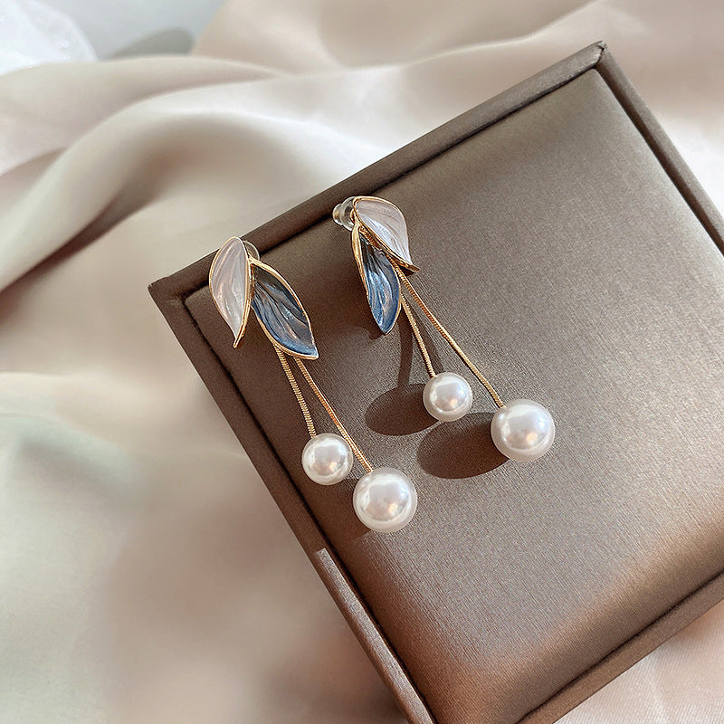 Fashion Special-interest Butterfly Temperament French Retro Easy Matching Earrings