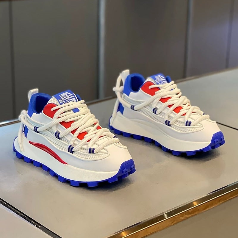 Fashion Comfortable Fashionable Casual Shoes Thick Bottom Hight Increasing Board Shoes