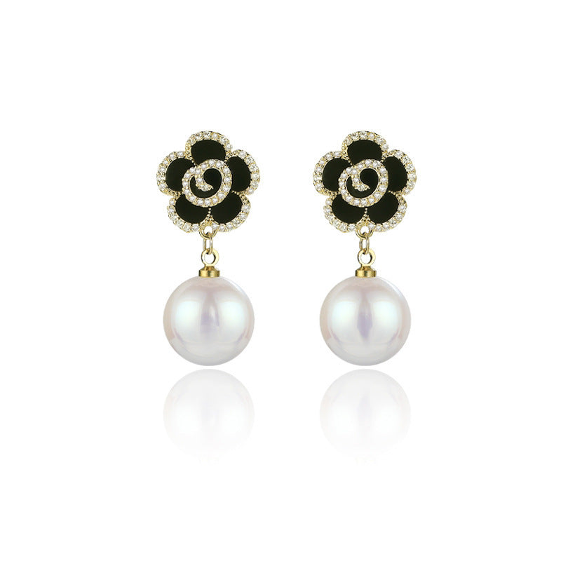 Fashion Special-interest Butterfly Temperament French Retro Easy Matching Earrings