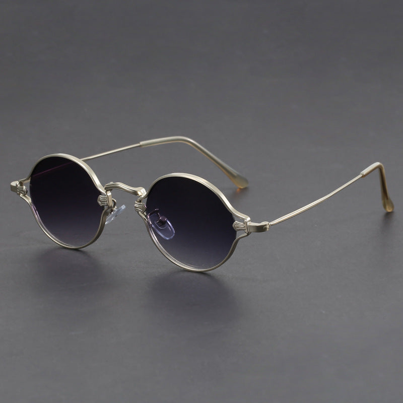 Retro Sunglasses For Round Face American Style