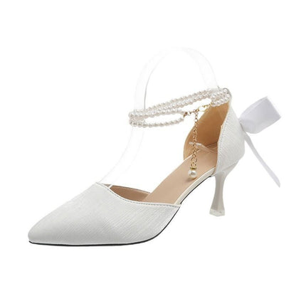 Fairy Style Bow, Graceful And Fashionable High Heels