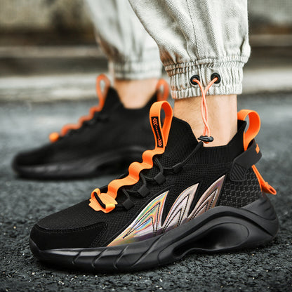 Casual Shoes, Lightweight Breathable Mesh, Sports Running Shoes Trendy Men's Shoes