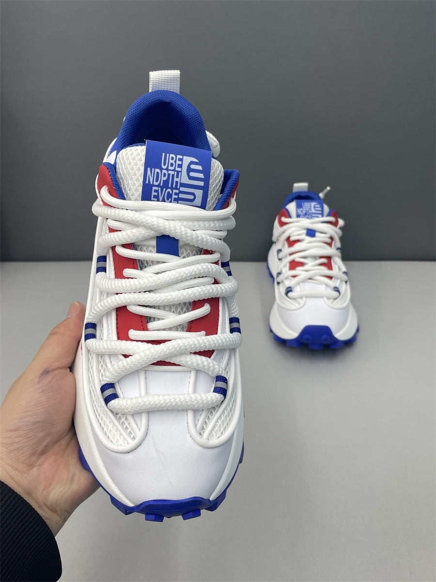 Fashion Comfortable Fashionable Casual Shoes Thick Bottom Hight Increasing Board Shoes