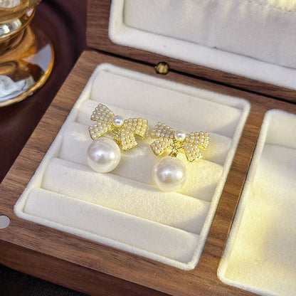 Fashion Special-interest Butterfly Temperament French Retro Easy Matching Earrings