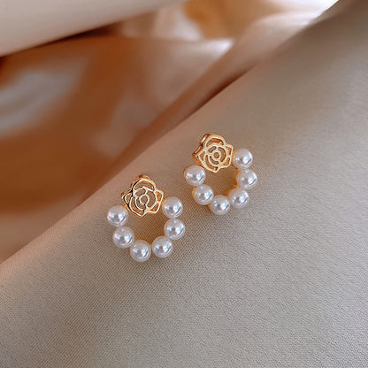 Fashion Special-interest Butterfly Temperament French Retro Easy Matching Earrings