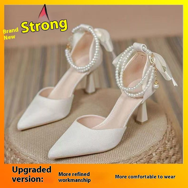 Fairy Style Bow, Graceful And Fashionable High Heels