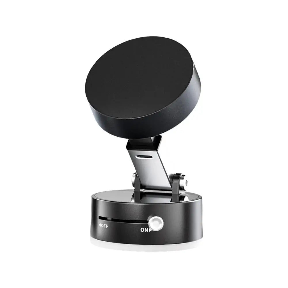 Vacuum Adsorption Magnetic Suction Cup Phone Mount Double Sided Hands-Free Magnetic Cell Phone Holder For Car/Gym/Mirror/Smoot