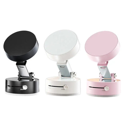 Vacuum Adsorption Magnetic Suction Cup Phone Mount Double Sided Hands-Free Magnetic Cell Phone Holder For Car/Gym/Mirror/Smoot