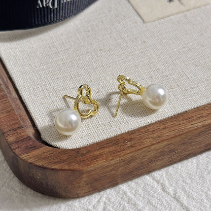 Fashion Special-interest Butterfly Temperament French Retro Easy Matching Earrings